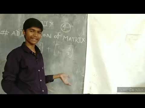 Class 12 Maths Matrix TOPIC- Addition of matrix, equal of matrix