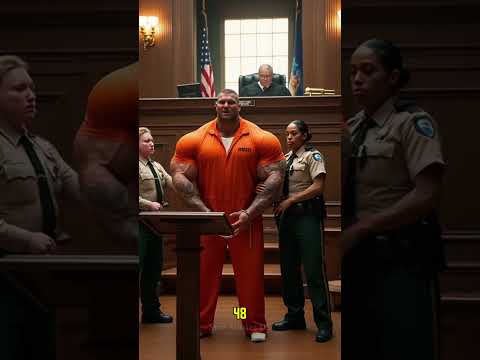 GIANT Bodybuilder Inmate FLEXES After 48 Years — Judge TERRIFIED! #court #crime #police