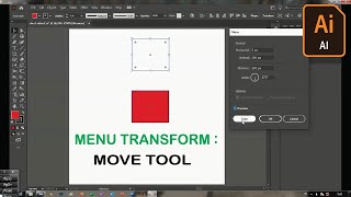 How To use Move Tool in Transform Menu