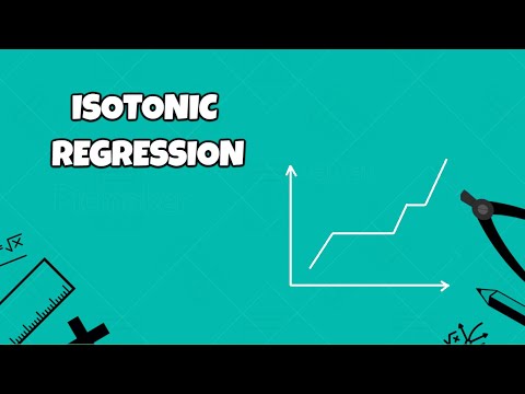 Regression Models in Machine Learning: Isotonic Regression (monotone fit from predictor to target)