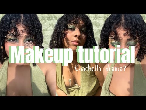 SIMPLE GREEN EYESHADOW TUTORIAL- Was Coachella good?
