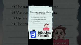 5 Essential CSS Interview Questions to Ace Your Job Interview! #css #interviewprep #webdevelopment