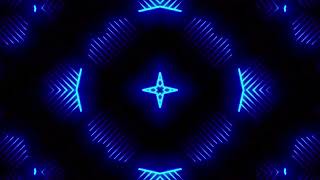 blue lights moving in patterns