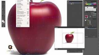 Adobe Illustrator: Using the Gradient Mesh Tool Beginners Tutorial (creating an apple)