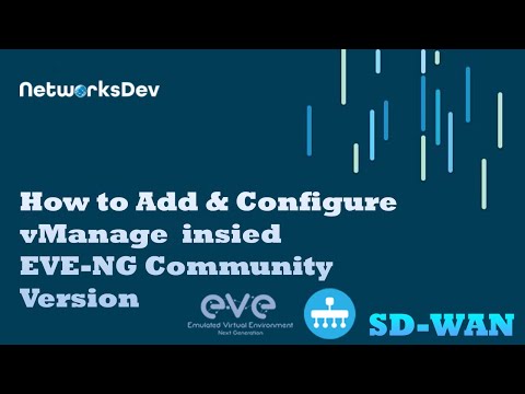 Cisco vManage installation & Configuration inside EVE NG | Cisco SD-WAN