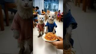 Two cute cats do Hardwork #catai #aicatshorts #trends #aitrends2025 #trendingai #trendingshorts #ai