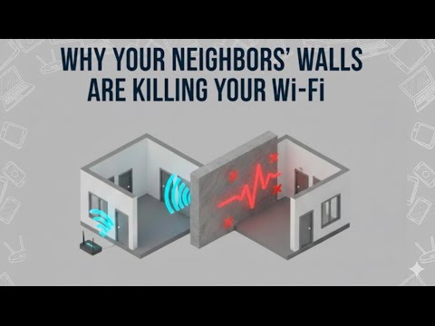 Why Your Wi-Fi Speed Depends on Your Neighbor’s Walls 🧱📡⚡