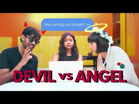 Devil vs Angel | The Friday Night Dilemma... (Will she say yes?)