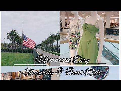 Memorial Day Shopping and Boat Ride