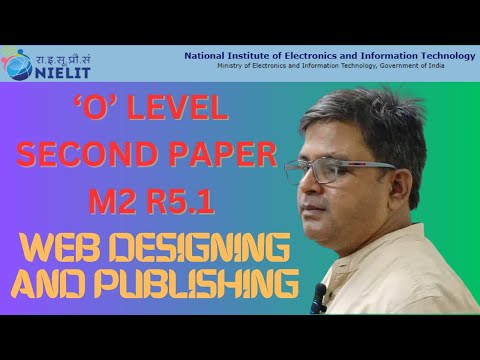 वेब डिजाइनिंग और पब्लिशिंग - WEB DESIGNING AND PUBLISHING | NIELIT O LEVEL SECOND PAPER MAIN POINTS