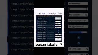 Form input in HTML @NextGen97 #html #htmlcss #htmltutorial #htmlfoam