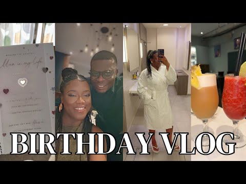 VLOG | MY BOYFRIENDS BIRTHDAY | COUPLES SPA GETAWAY | OPENING HIS GIFTS | VICKSSTYLES