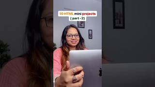 HTML Mini Project Ideas for Absolute Beginners #webdevelopment | DesignWithRehana