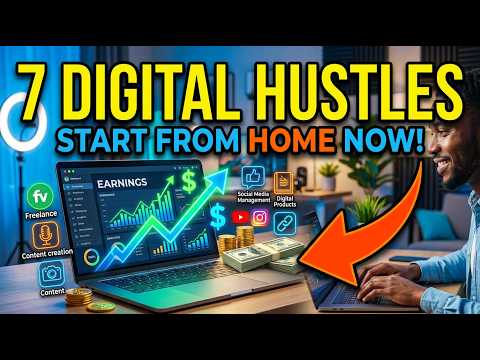 These 7 Digital Hustles Pay Faster Than You Think 🏠💻