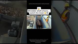 ⚠️ INSANE Industrial Shredder EXPLODES Fast 😳⚙️ #workfails