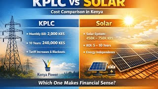 KPLC vs Solar in Kenya – A Practical Cost Comparison (2026 Analysis)