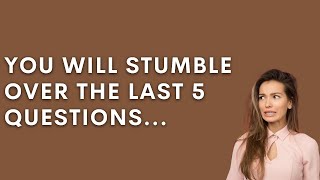 General Knowledge Test (Do You Know Something?)