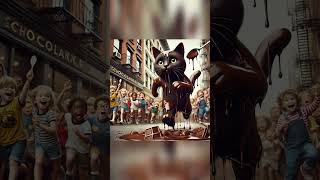 chocolate cat  #cat #cattastic #animation #catastic #funny #meowtastic #catantics #cute #cats