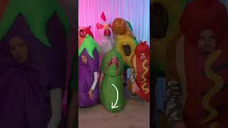 Dressing as VEGGIES in the WORLD’S LARGEST SHOPPING CART