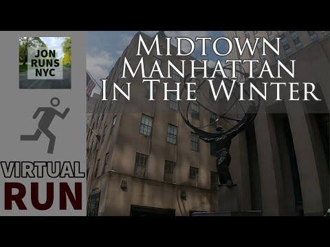 VIRTUAL RUN - Midtown Manhattan in Winter