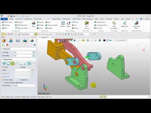 ZW3D CAD Tutorial 9  Master Basic Assembly