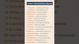Speak Professional English: Upgrade Your Phrases