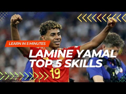 Lamine Yamal Top 5 skills Move To Practice At Home ||  How to play like yamal 2024  #yamal