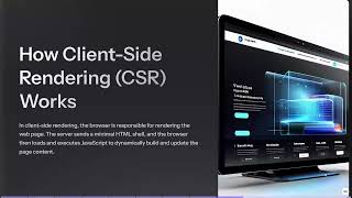 Server-Side Rendering (SSR) vs. Client-Side Rendering (CSR)