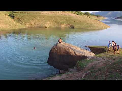 high jump into normal water