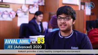 Aakashian Avval Amil Secured AIR 83 in JEE Advanced 2020 | Aakash Institute