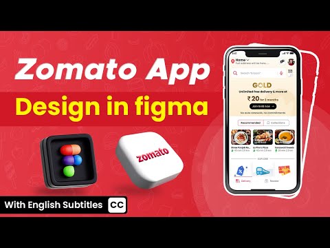 How to Design and Prototype Zomato Food Delivery App in Figma 2024 #mobileapp #figma #uidesign