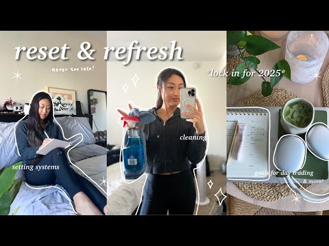 Reset, Refresh & LOCK IN 🍵│ setting systems to achieve your goals