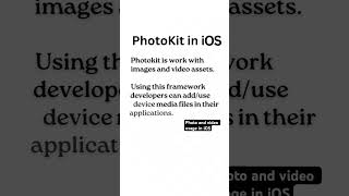 Usage media of device using photokit iOS #ios #iosdeveloper #ios17 #swiftprogramming #iostutorial