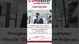 CORtracker A 360 degree ERP Solutions #shortvideo#erpsolutions#software#viralvideo #trendingshorts