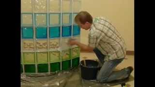 SEVES Quicktech - Installation system for curved glass block walls