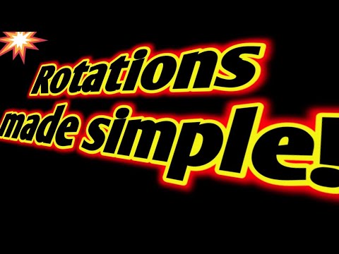 #Rotations made simple