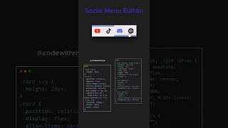 Attractive CSS Social media button #css #codeinvent