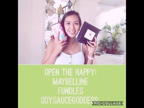 Open the Happy: MAYBELLINE FUNDLES REVIEW! || Soysauce Goddess
