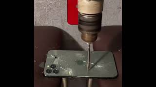 iPhone 11 Pro Drilling Test | iPhone Hole Test