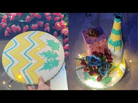Makeover to old wooden chakla | Table Riser with old wooden rolling board