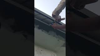 Simple Roof Design in progress #RoofDesign #RoofDecor #HomeImprovement #DesignWork