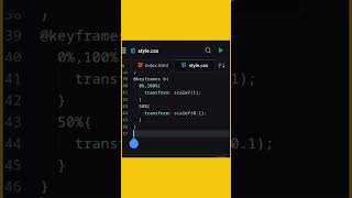 Create eye CSS animation