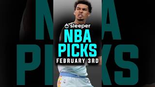 BEST NBA Picks for today on Sleeper 2/3/2025 | Sleeper Picks Promo Code
