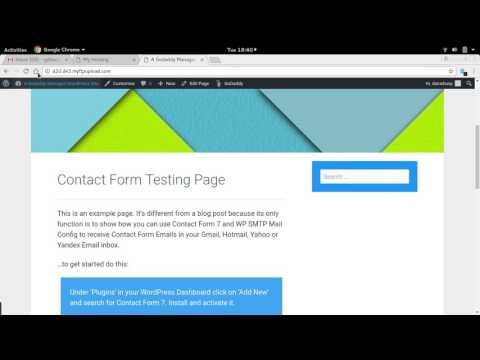 Godaddy Managed Wordpress Contact Form with Gmail