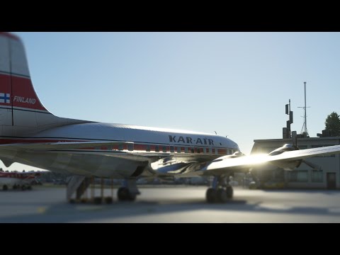 PMDG DC-6 Stockholm Arlanda to Vaasa in Microsoft Flight Simulator