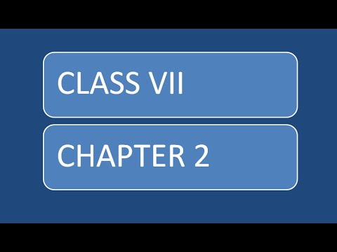 CLASS 7 CH 2 :More on CALC