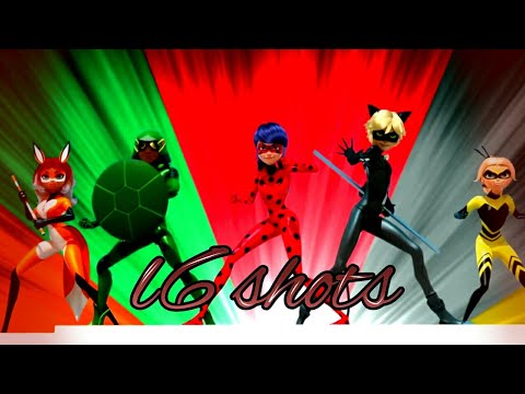 l6 shots//Miraculous Ladybug {Amv? Edit?}//Transformaciones❤💋💕