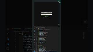 Password Strength Checker Using JavaScript 🔒 | Real-Time Strength Meter #shorts