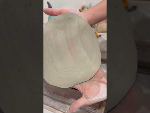 Nerikomi pattern reveal - Sakura #ceramic #nerikomi #craft #handmade #sakura #art #matcha #cute