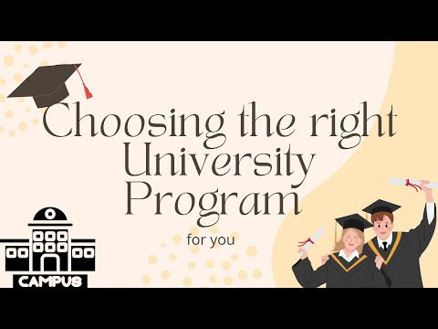 How to Choose the Right University & Program for you?